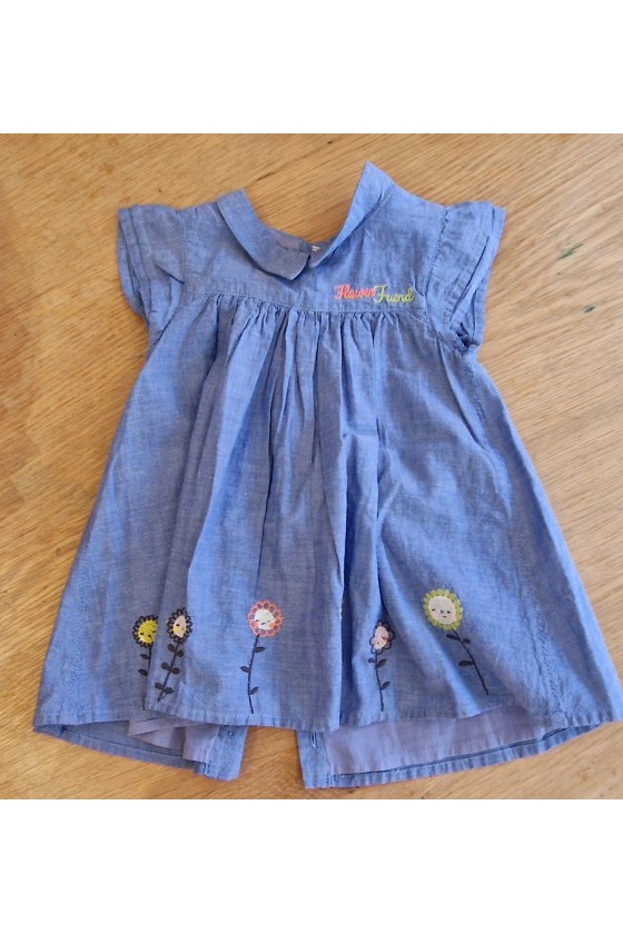 Robe courte manche