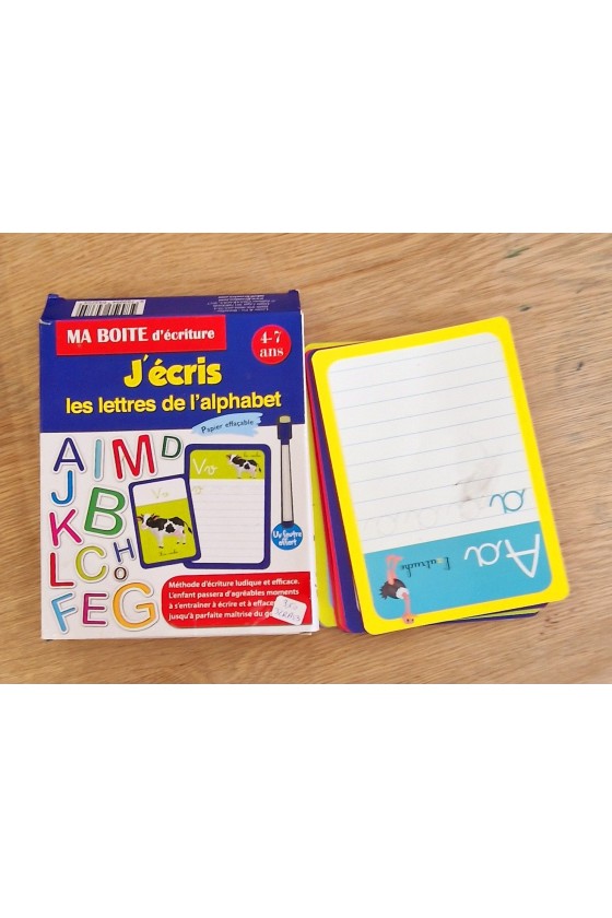J'écris les lettres de...